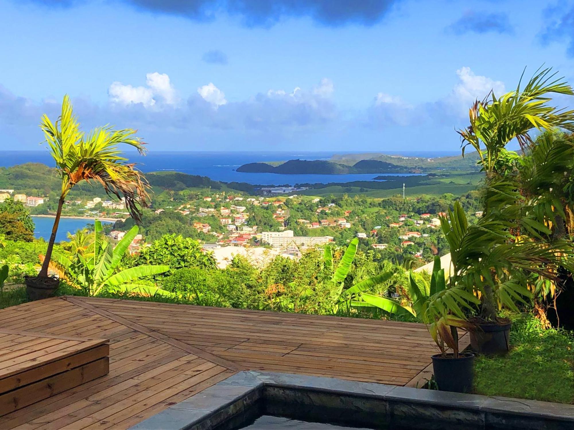 F3 Hibiscus - Piscine Chauffee - Vue Mer - 9 Min De La Plage - Ti Zwezo Paradi La Trinite Bagian luar foto